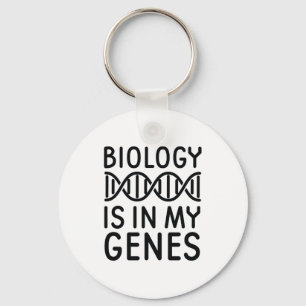 Biologie ist in meinen Genen Schlüsselanhänger