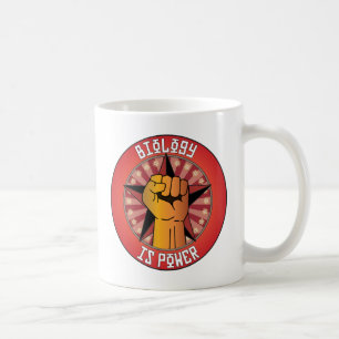 Biologie ist Power Kaffeetasse
