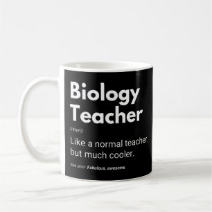 Biologie-Lehrer Lustiger Spruch Kaffeetasse