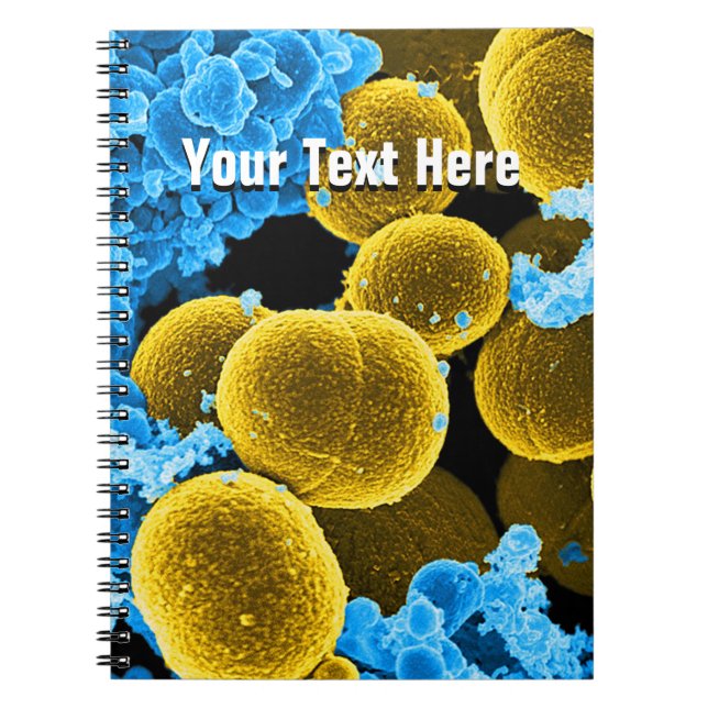Biologie-Mikrobiologie-abstrakte Notizblock (Vorderseite)