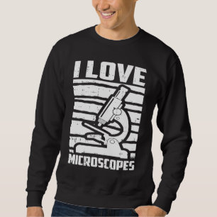 Biologie Mikroskop Wissenschaftler Lehrerin Biol Sweatshirt