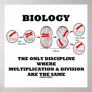 Biologie-nur Disziplin-Vermehrungs-Abteilung Poster