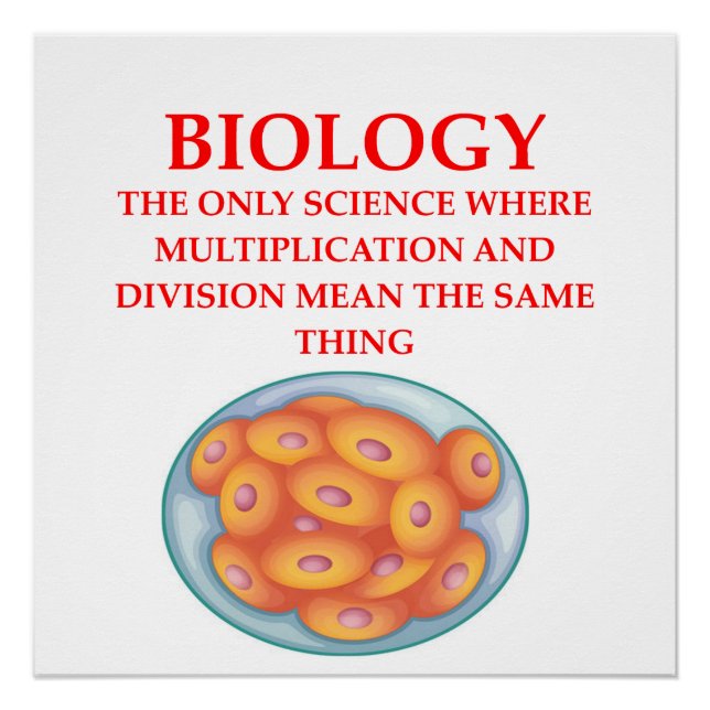 Biologie Poster (Vorderseite)