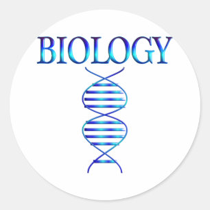 Biologie Runder Aufkleber