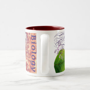 Biologie-Tasse Zweifarbige Tasse