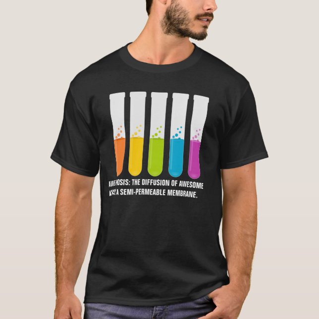 Biologie-u. Chemie-Lehrer: Wissenschaft ist T-Shirt (Vorderseite)