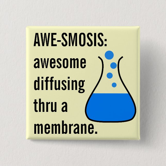 Biologie u. Chemie: Unterrichtende Wissenschaft Button (Vorderseite)