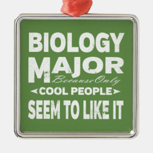 Biologie-Uni von großer Bedeutung nur Coolen Mens Silbernes Ornament