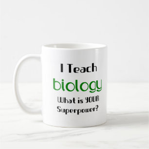 Biologie unterrichten kaffeetasse