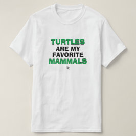 Biologie-Witz: "Schildkröten sind meine Lieblingss T-Shirt