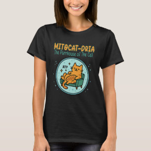 Biologie Wortspiel Katzen Lustiger Wissenschaft Hu T-Shirt