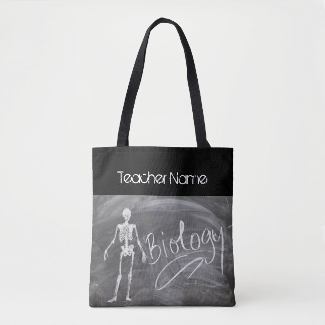 Biologielehrer Geschenkelett Personalisiert Tasche (Vorderseite)
