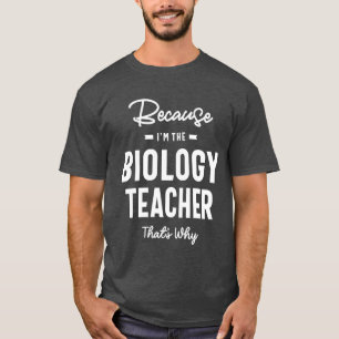 Biologielehrer Job Beruf Geburtstagsarbeiter T-Shirt
