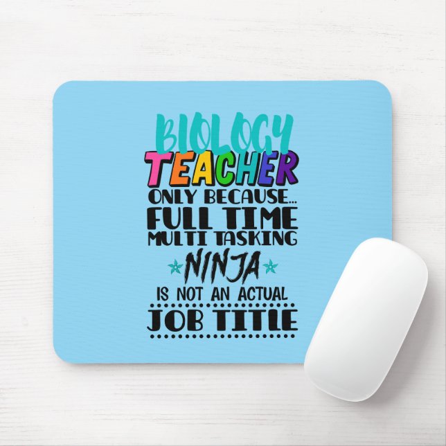 Biologielehrer nur aufgrund des Multi-Time-Program Mousepad (Mit Mouse)