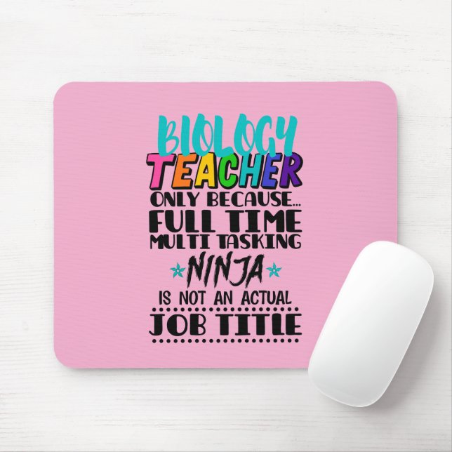 Biologielehrer nur aufgrund des Multi-Time-Program Mousepad (Mit Mouse)