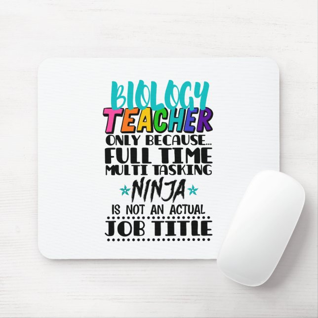 Biologielehrer nur aufgrund des Multi-Time-Program Mousepad (Mit Mouse)
