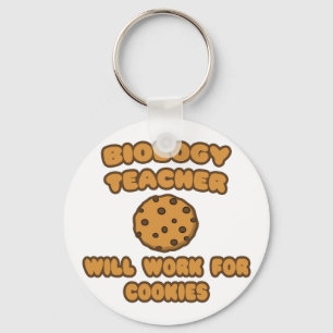 Biologielehrer .. Wird für Cookies funktionieren Schlüsselanhänger