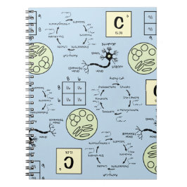Biologielehrer Zellgenetik Neuronaler Nerd Notizblock