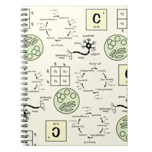 Biologielehrer Zellgenetik Neuronaler Nerd Notizblock