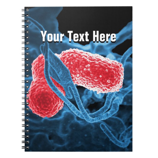 Biologiemikrobiologie abstrakte notizblock (Vorderseite)