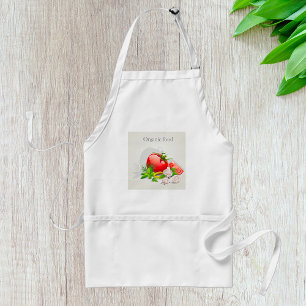 Biologisch angebaute frische Gemüse Tomaten und Kr Schürze