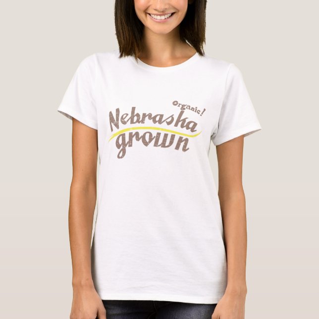 Biologisch! Nebraska-Grown-T - Shirt (Vorderseite)