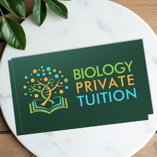 Biologische naturwissenschaftliche Unterrichtsdien Visitenkarte