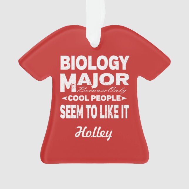 Biologische Uni, die nur Coolen Menschen gefällt Ornament (Vorderseite)