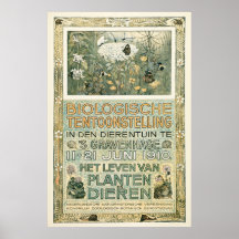 Biologisches Ausstellungsposter, Niederländisch, V