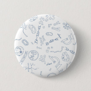 Biology scientific diagrams design button