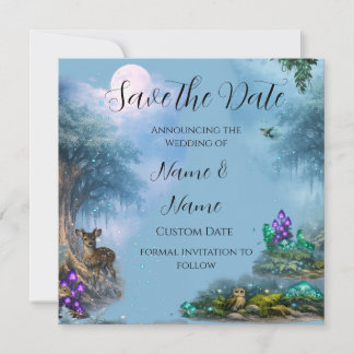 Biolumineszente Hochzeitskollektion Save The Date