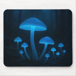Biolumineszenter Pilzwald Mousepad