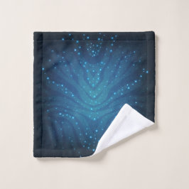 Biolumineszentes Blaues Alien-Haut-Muster - Avatar Badhandtuch Set