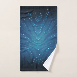 Biolumineszentes Blaues Alien-Haut-Muster - Avatar Handtuch