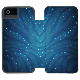 Biolumineszentes Blaues Alien-Haut-Muster - Avatar Incipio Watson™ iPhone 5 Geldbörsen Hülle