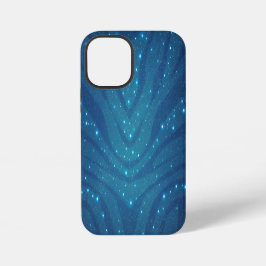 Biolumineszentes Blaues Alien-Haut-Muster - Avatar iPhone 12 Mini Hülle
