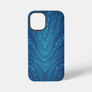 Biolumineszentes Blaues Alien-Haut-Muster - Avatar iPhone 12 Mini Hülle
