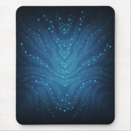 Biolumineszentes Blaues Alien-Haut-Muster - Avatar Mousepad