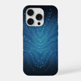 Biolumineszentes Blaues Alien-Hautmuster - Avatar iPhone 15 Pro Hülle