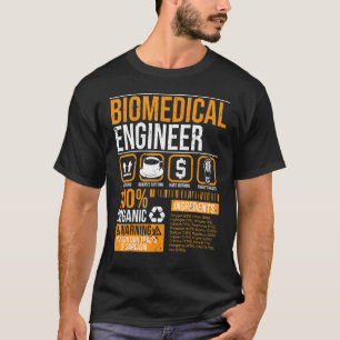 Biomedical Engineer Fakten Label Biomedical Engine T-Shirt
