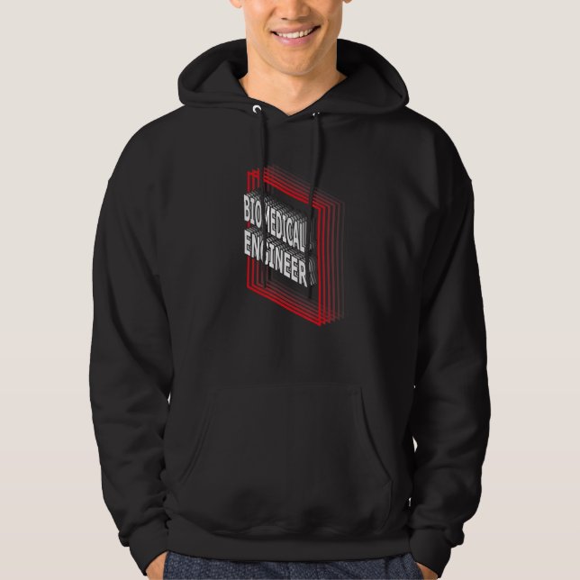 Biomedical Engineer Job Title Appreciation Retro Hoodie (Vorderseite)