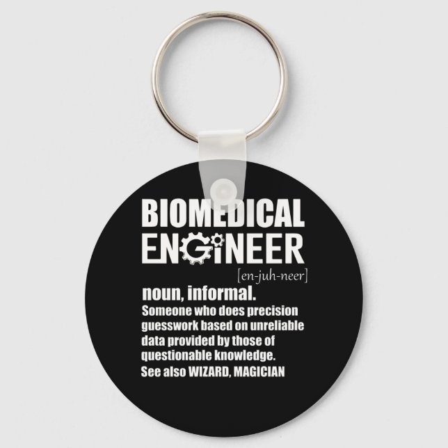 Biomedical Engineer Meaning TShirt Schlüsselanhänger (Vorderseite)