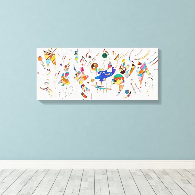 Biomorphe Geometrie | Wassily Kandinsky | Leinwanddruck (Insitu (Holzboden))