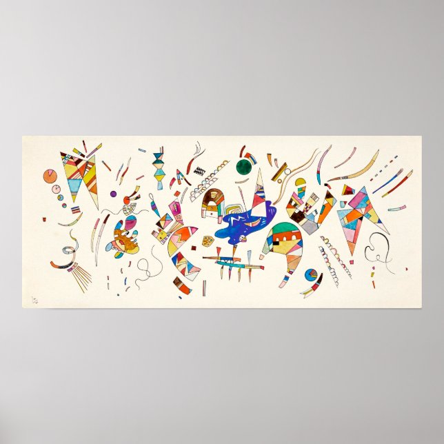 Biomorphe Geometrie | Wassily Kandinsky | Poster (Vorne)
