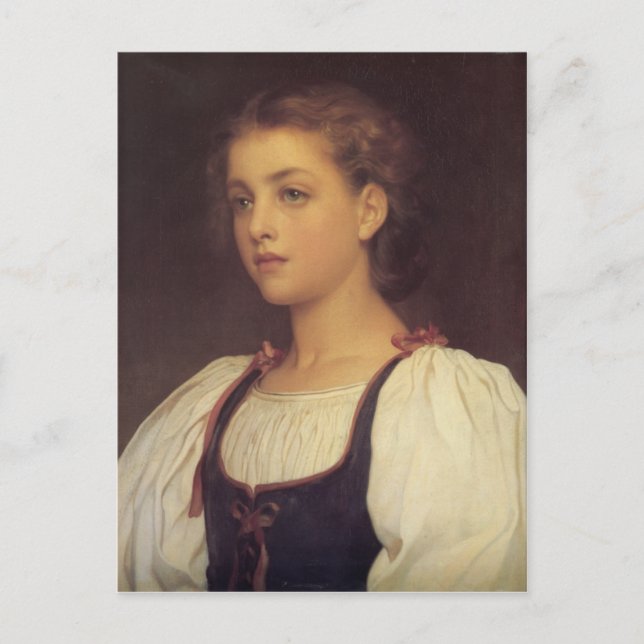 Biondina - Lord Frederick Leighton Postkarte (Vorderseite)