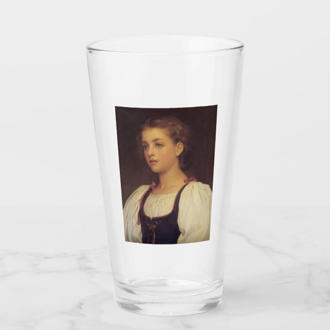 Biondina (von Frederic Leighton) Glas (Vorderseite)