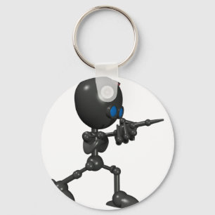 Bionic Boy 3D Robot - Finger Guns - Original Schlüsselanhänger