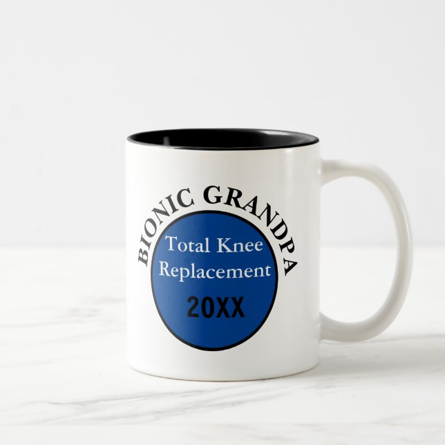 Bionic GRANDPA (Kniegelenksersatz) Tasse (Rechts)