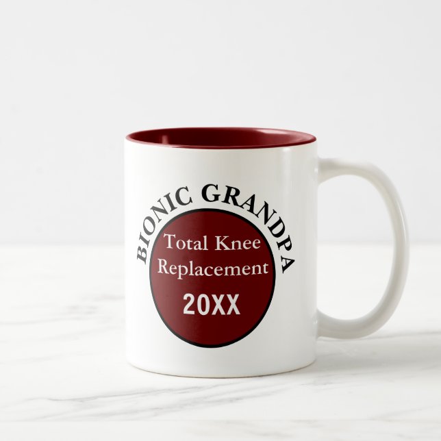 Bionic GRANDPA (Kniegelenksersatz) Tasse (Rechts)