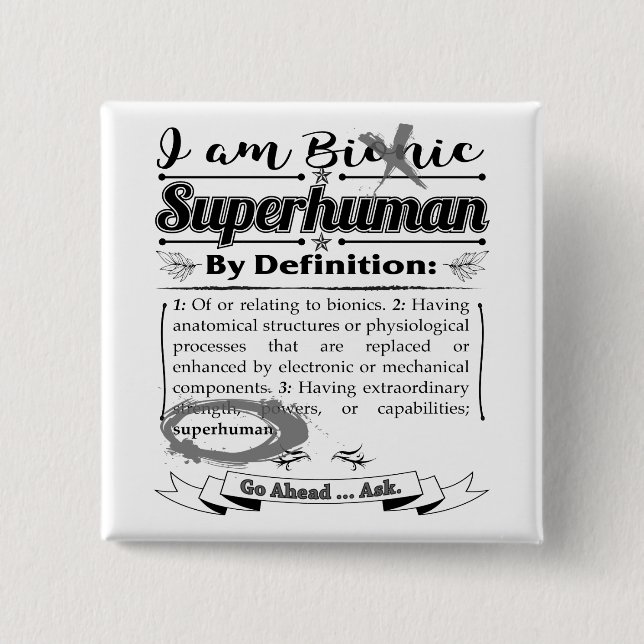 bionische Erklärung Button (Vorderseite)